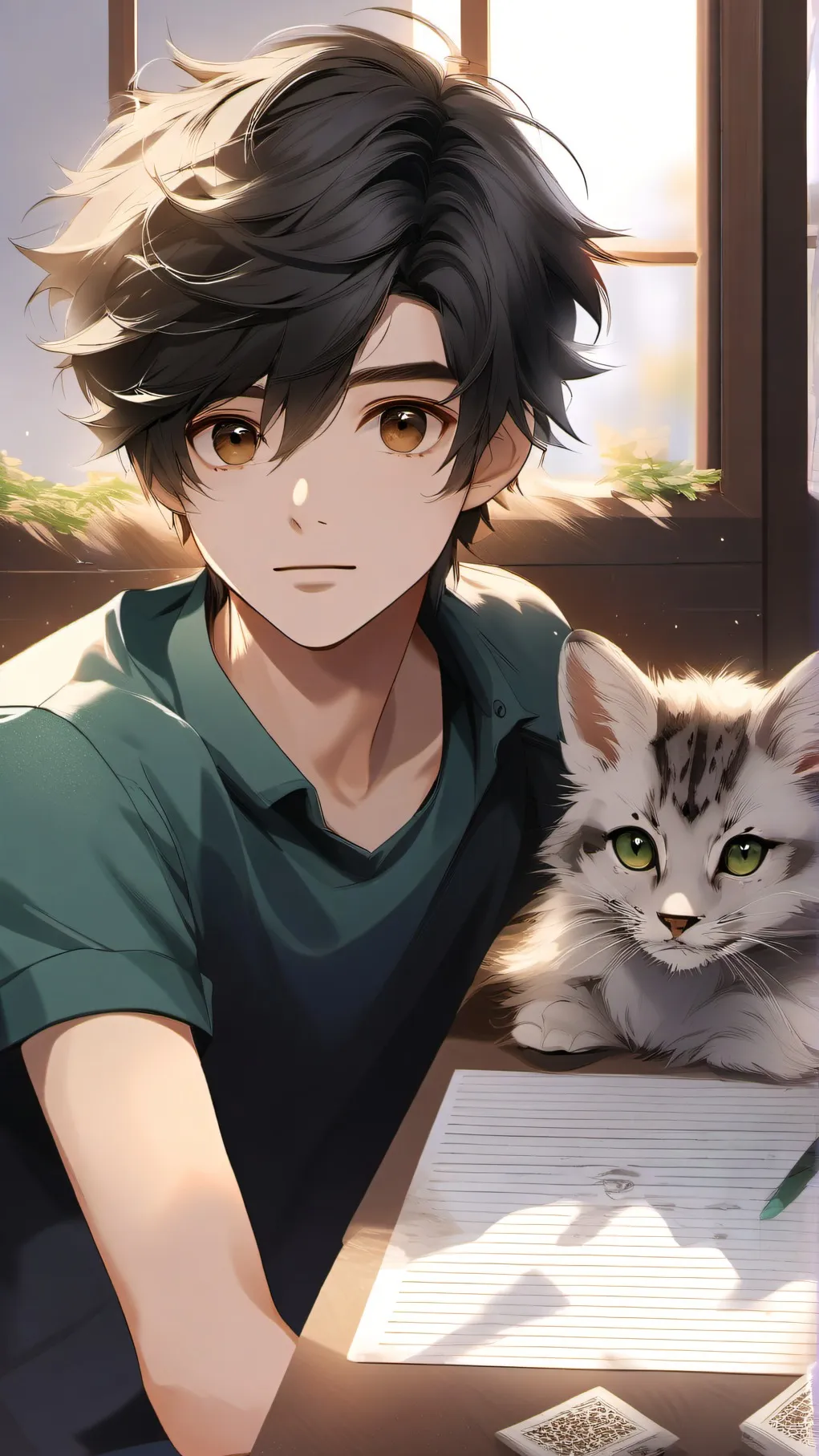 ai character: ezra background