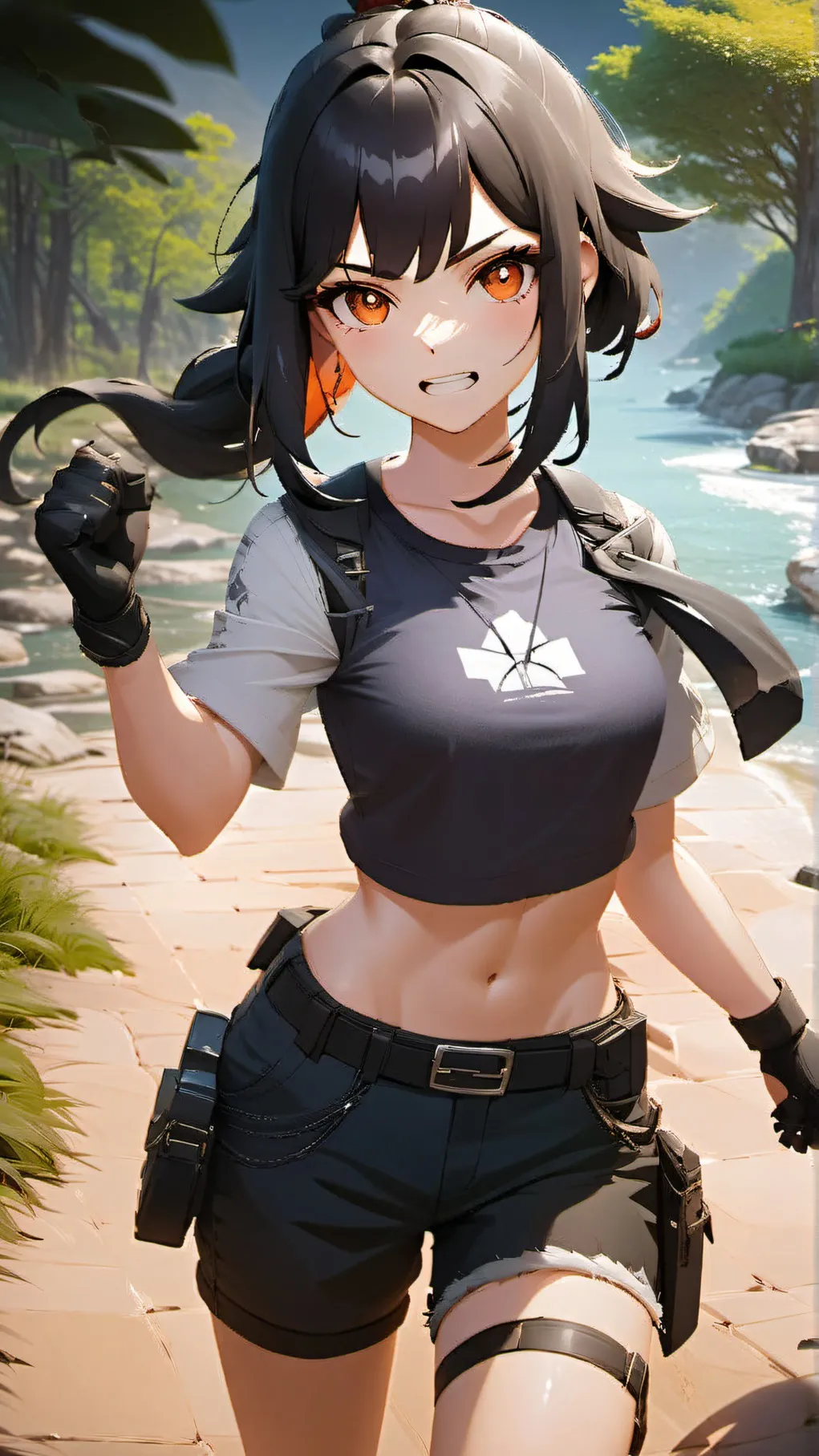 ai character: luna background