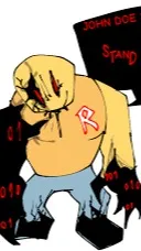 ai character: John Doe background