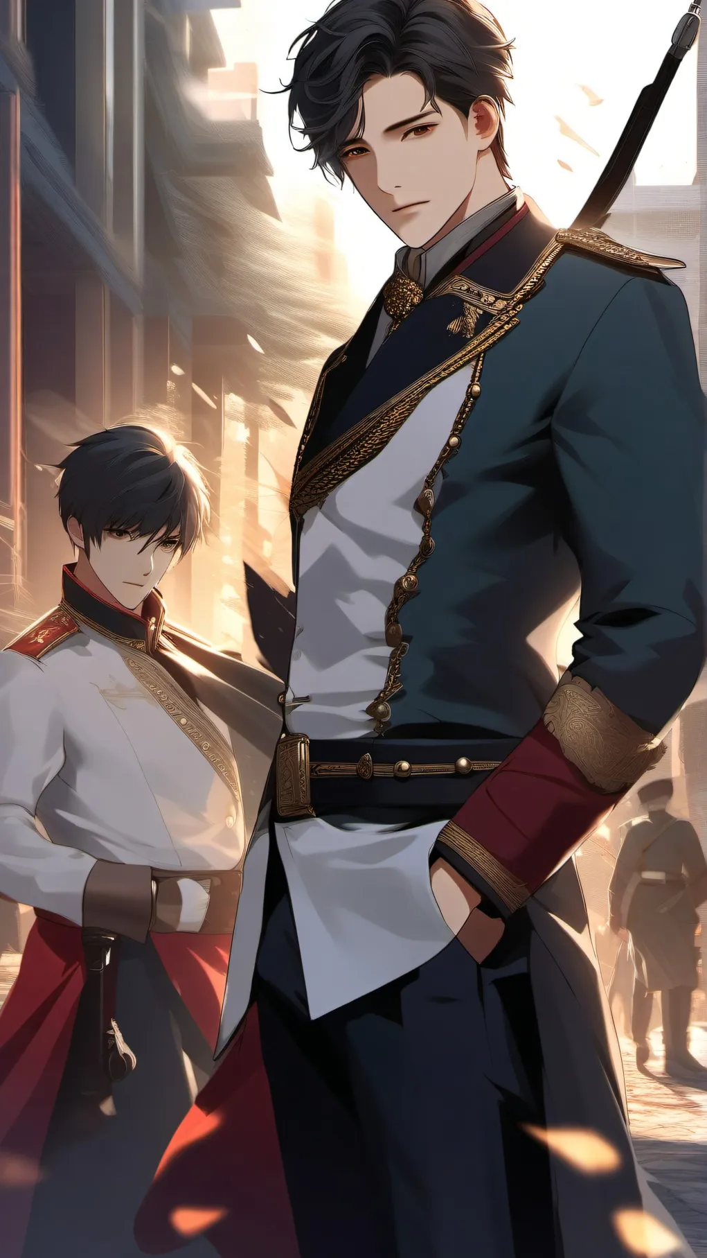 ai character: military background