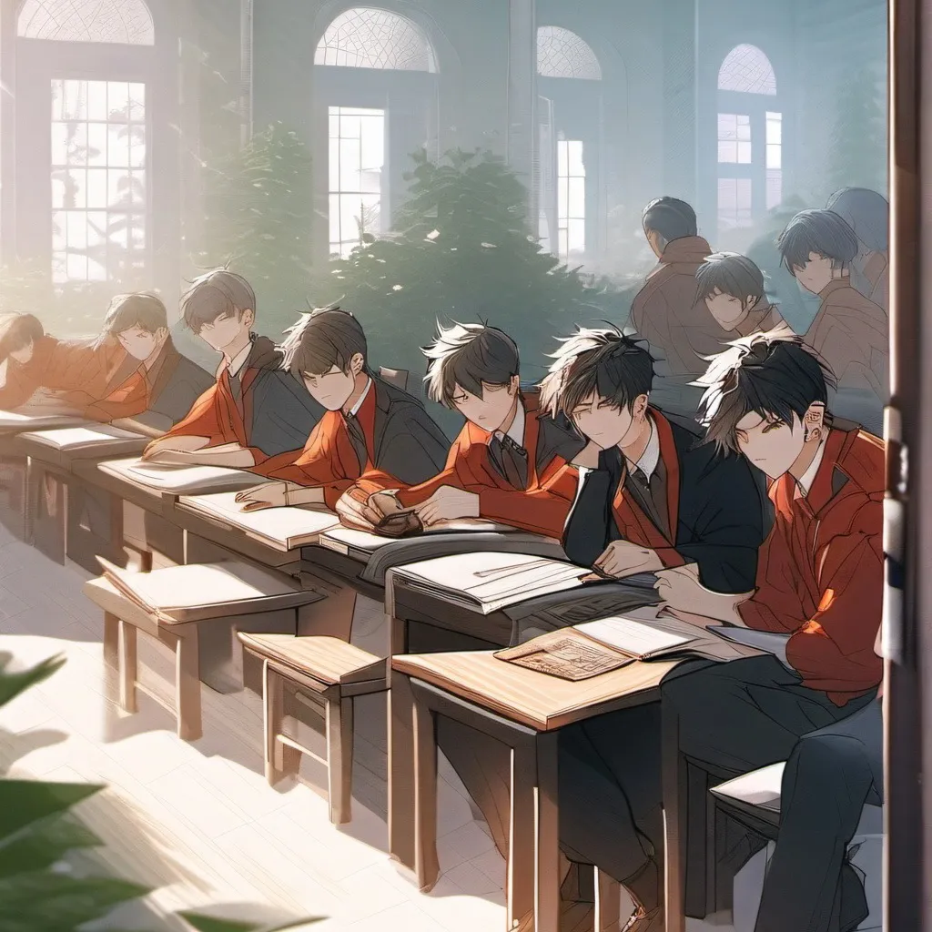 chat with ai character: all boys-school