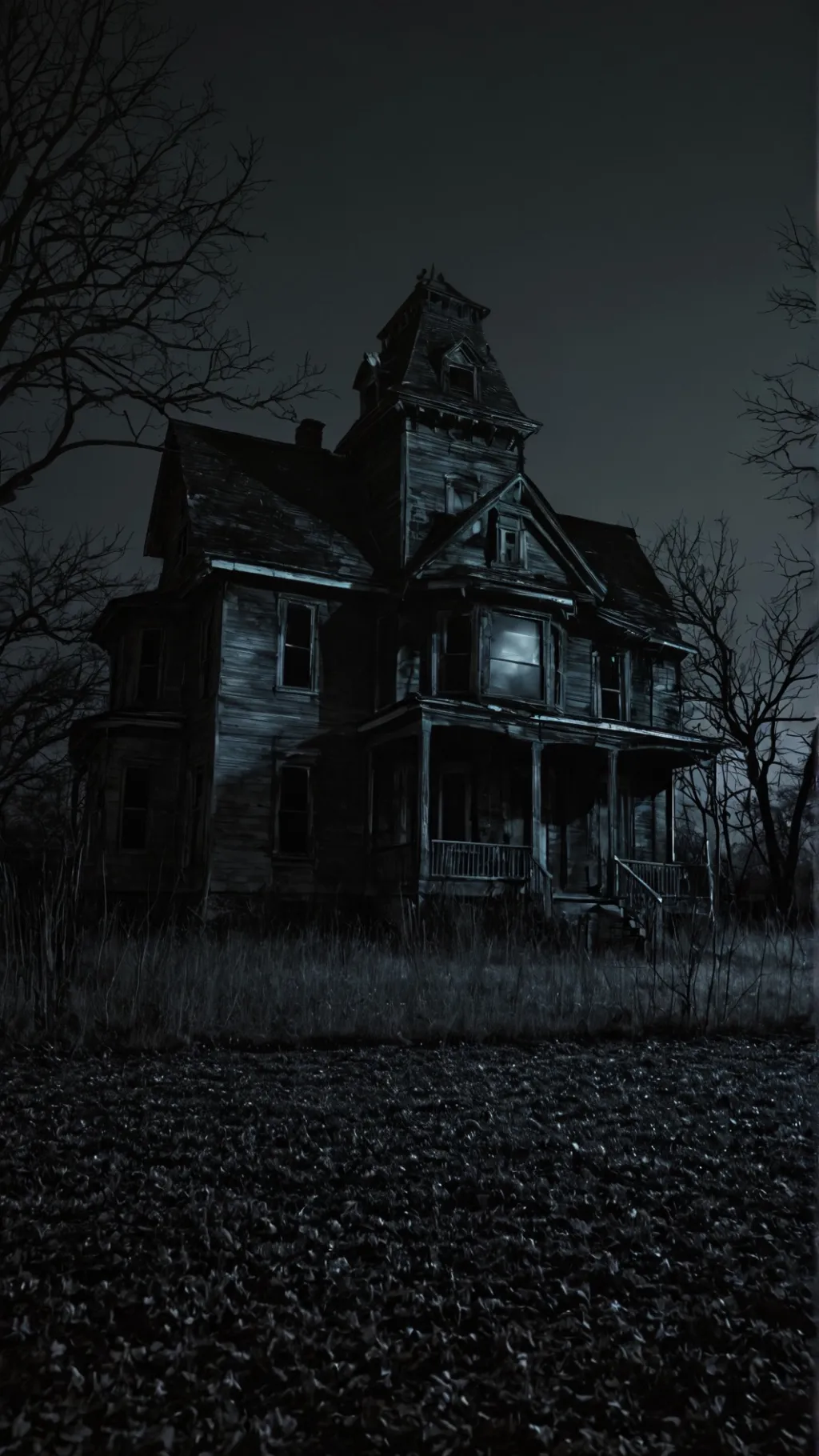 ai character: Haunted House background