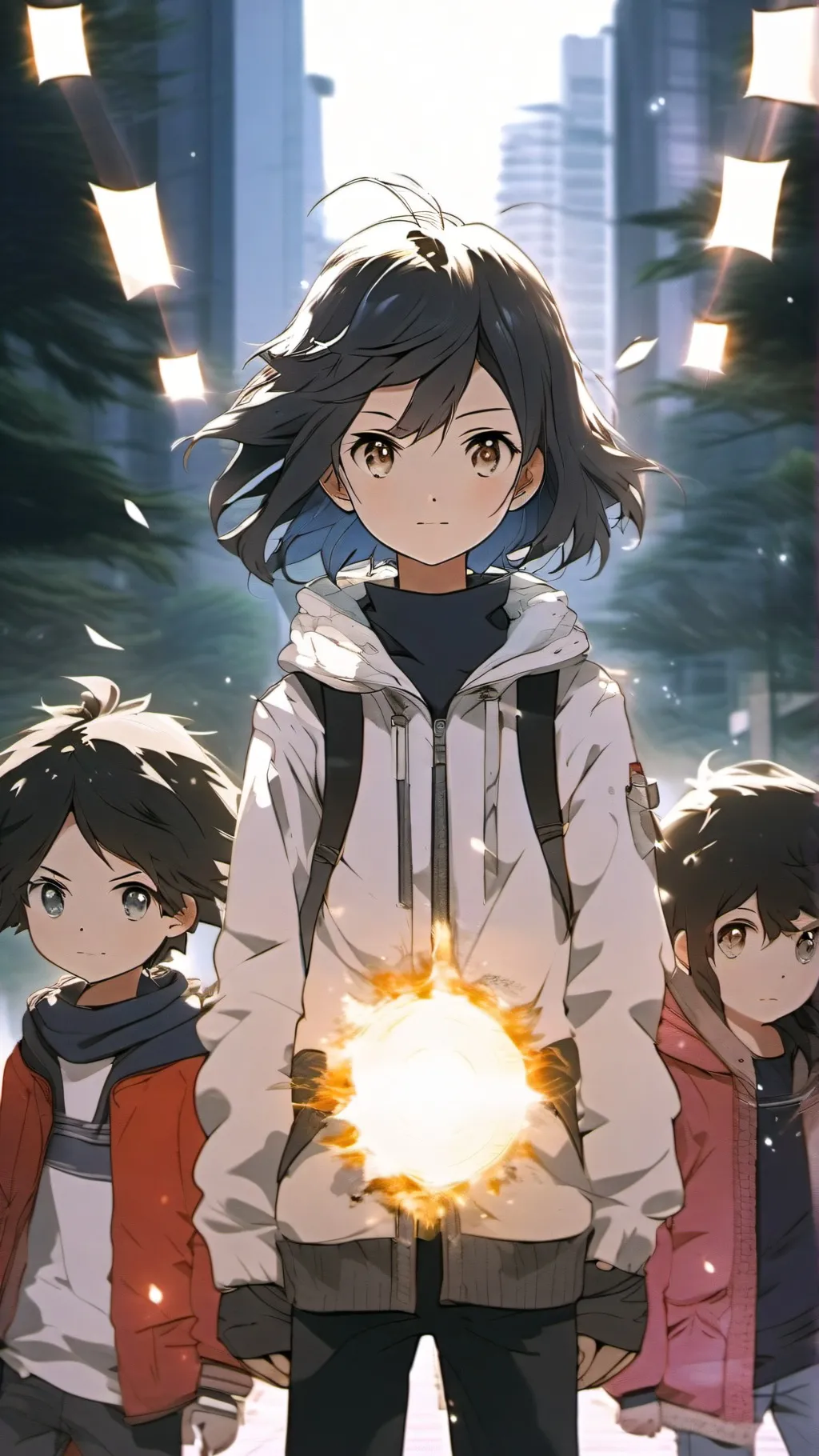 ai character: MHA “city” background