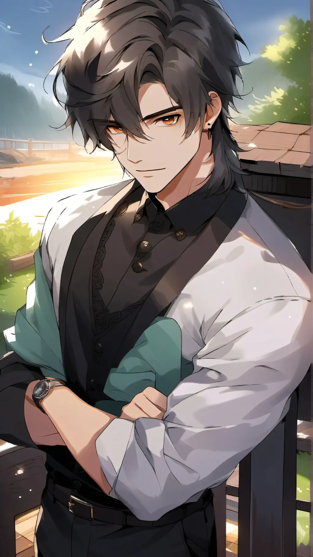 ai character: bethin background