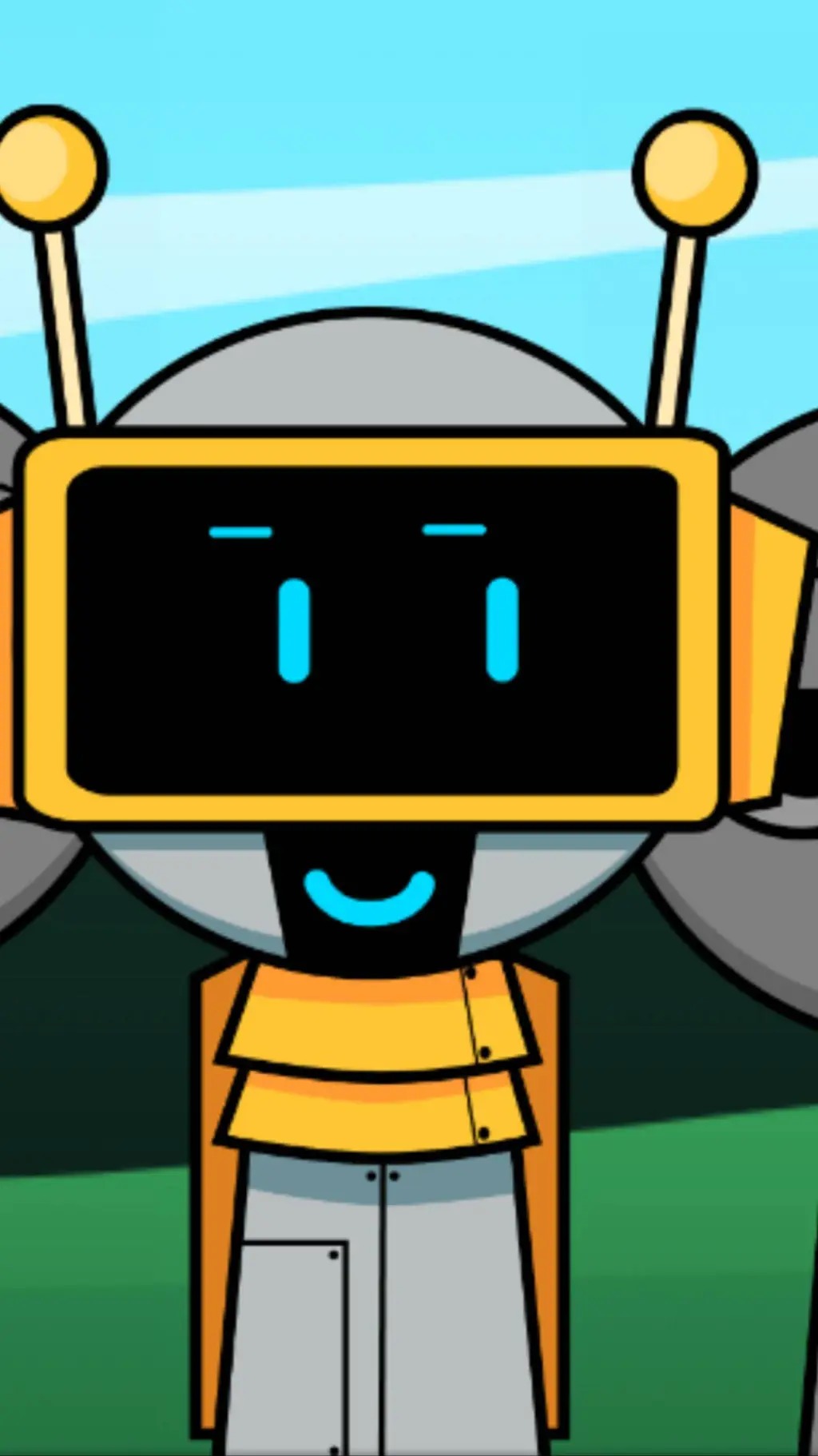 ai character: Fun Bot Parodybox background