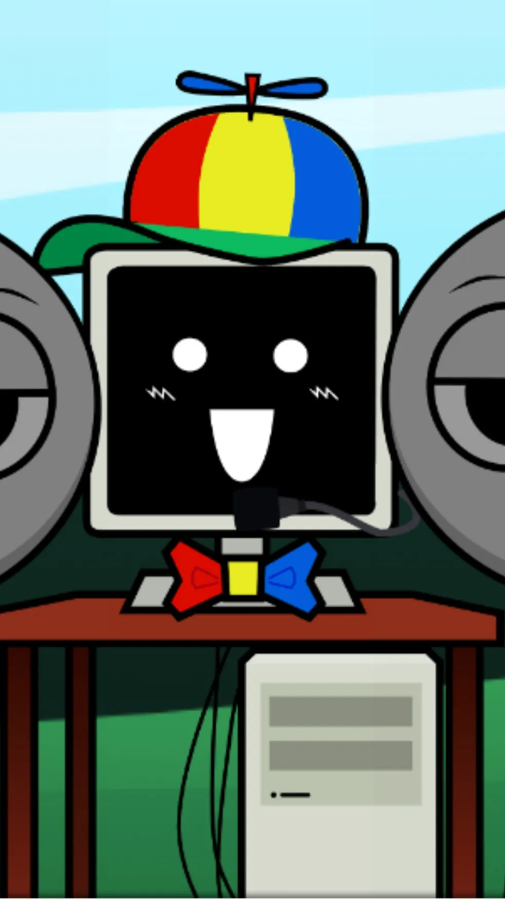 ai character: Mr. Fun Parodybox background