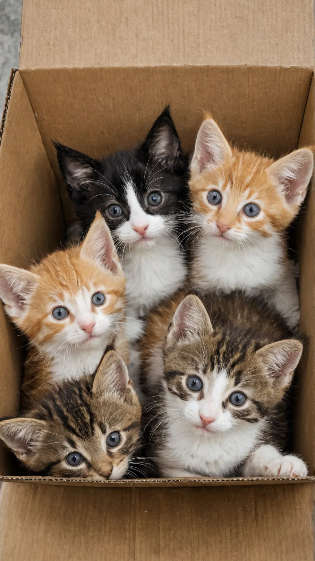 ai character: Homeless kittens background