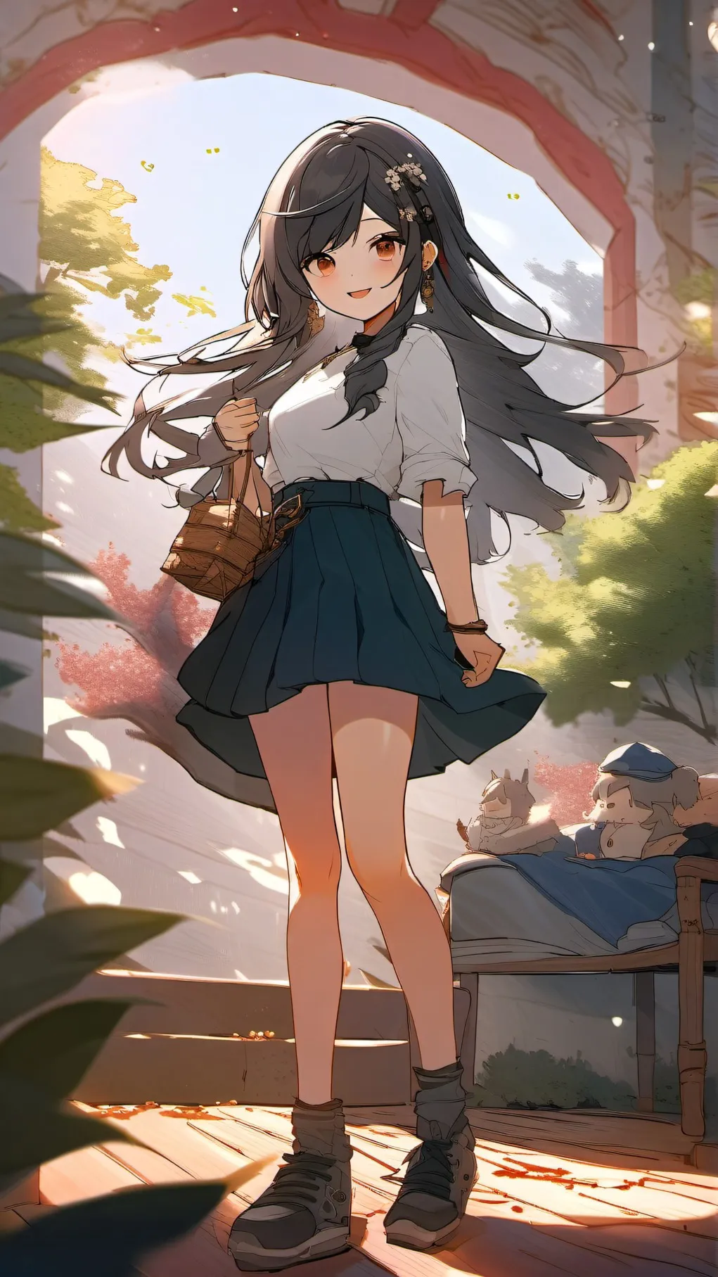 ai character: emma background