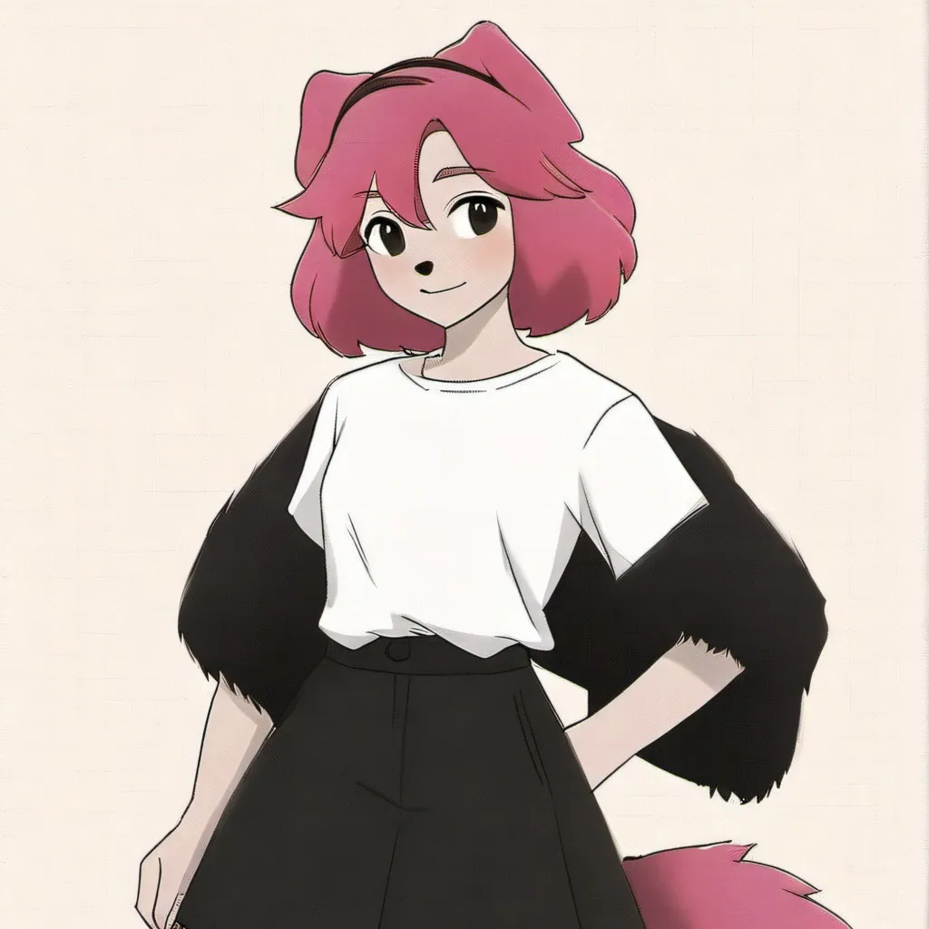 chat with ai character: deskopt protogen