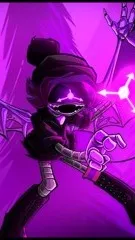 ai character: Glitched Uzi(MD) background