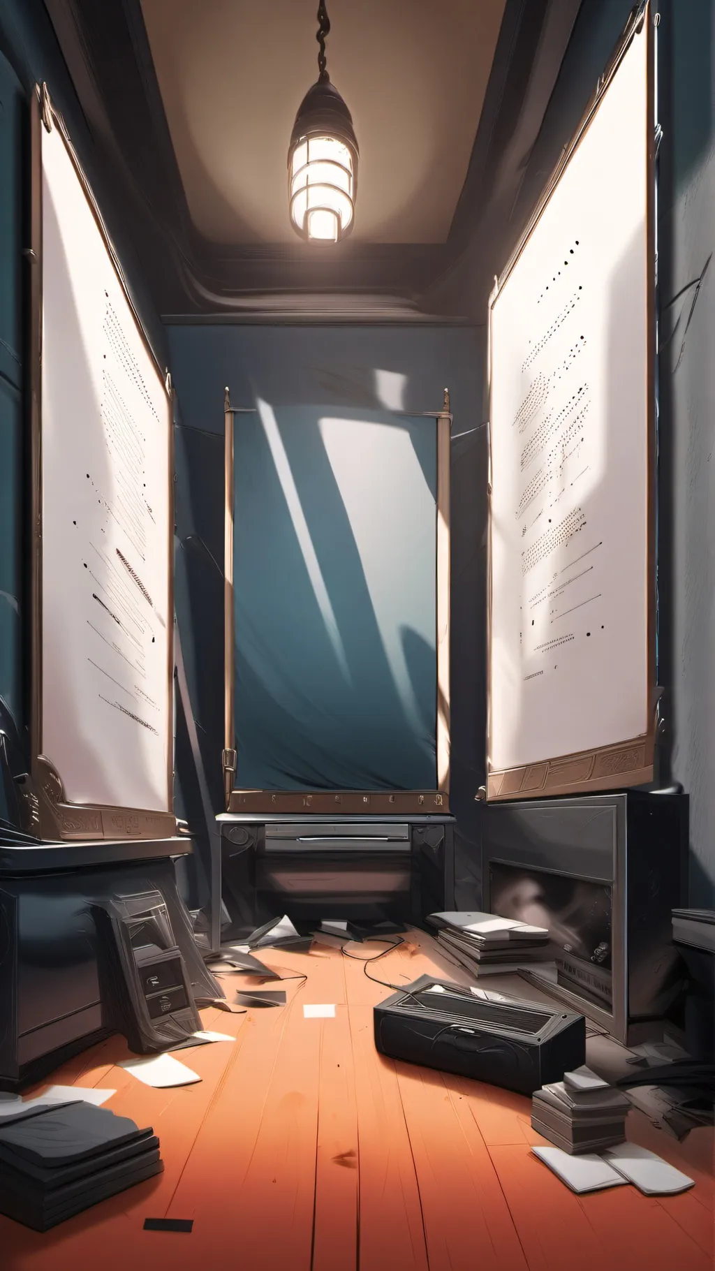 ai character: Numbers background