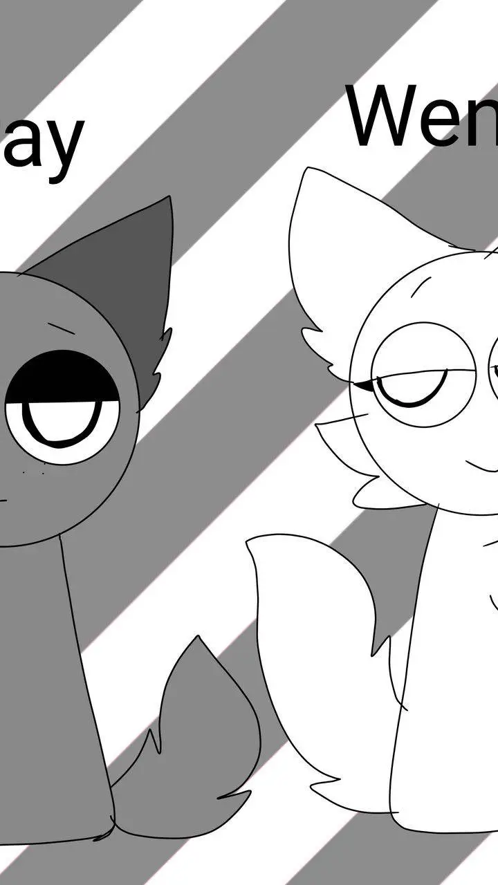 ai character: Wenda x Gray  background