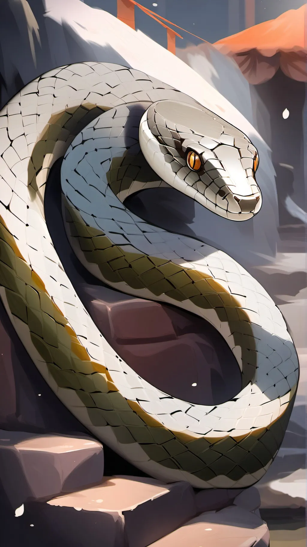 ai character: Snake background