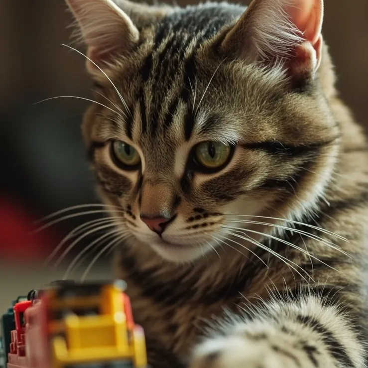 chat with ai character: Bob the train cat
