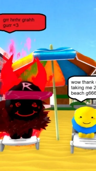 ai character: forsaken beach! background