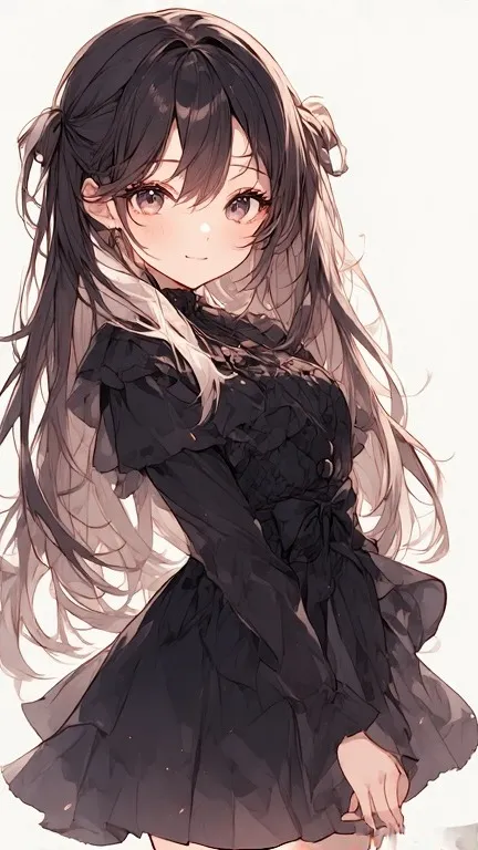 ai character: shadow assass girl background