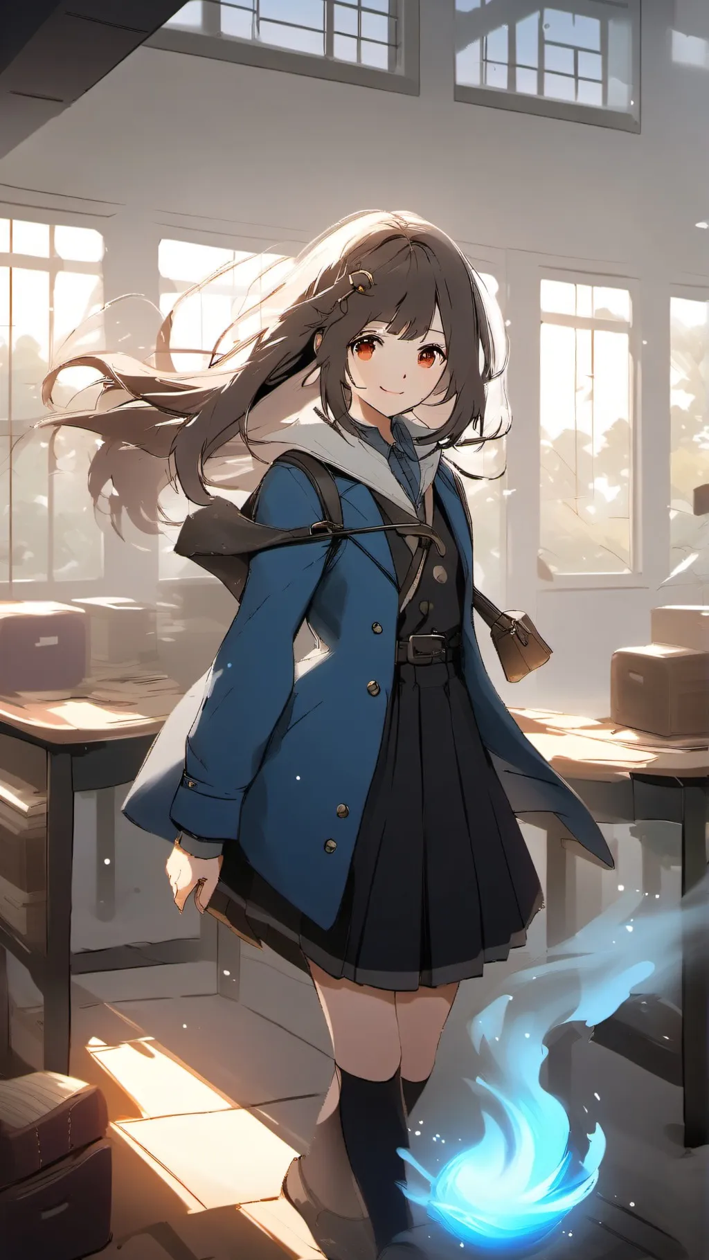 ai character: Magic school 2 background