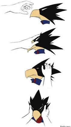 ai character: Fumikage Tokoyami background