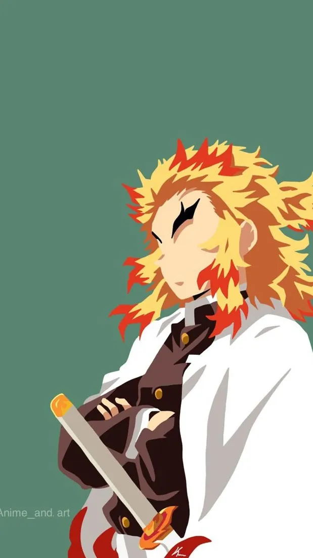 ai character: kyojuro Rengoku background