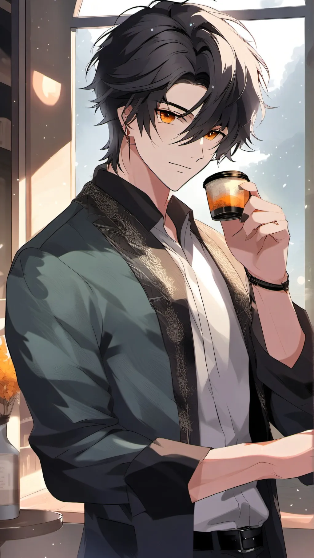 ai character: Leo background