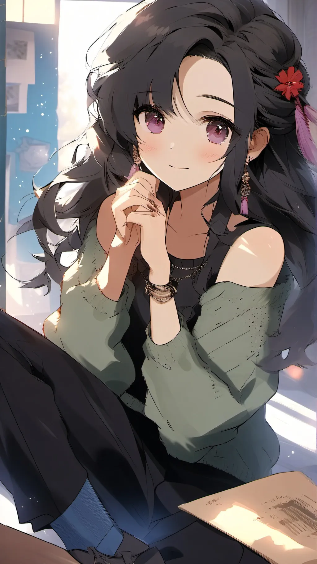 ai character: Lily background