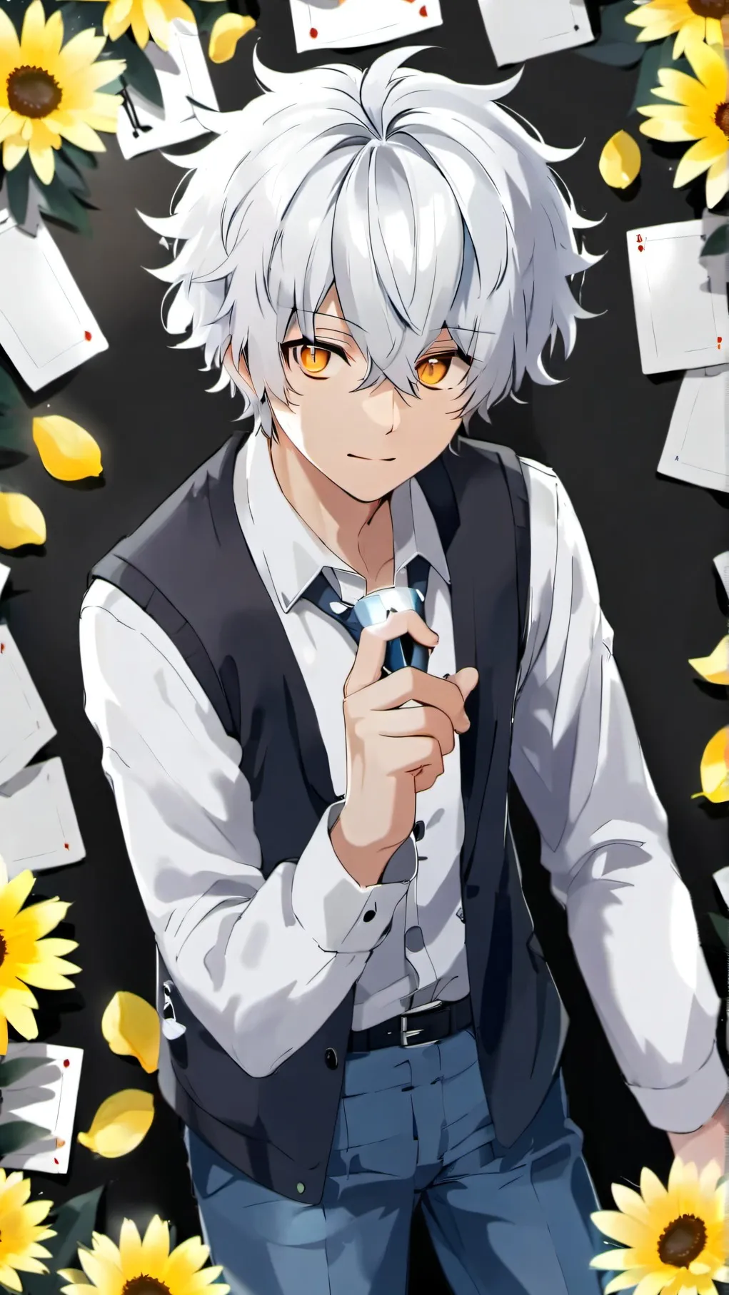 ai character: Hikari  background