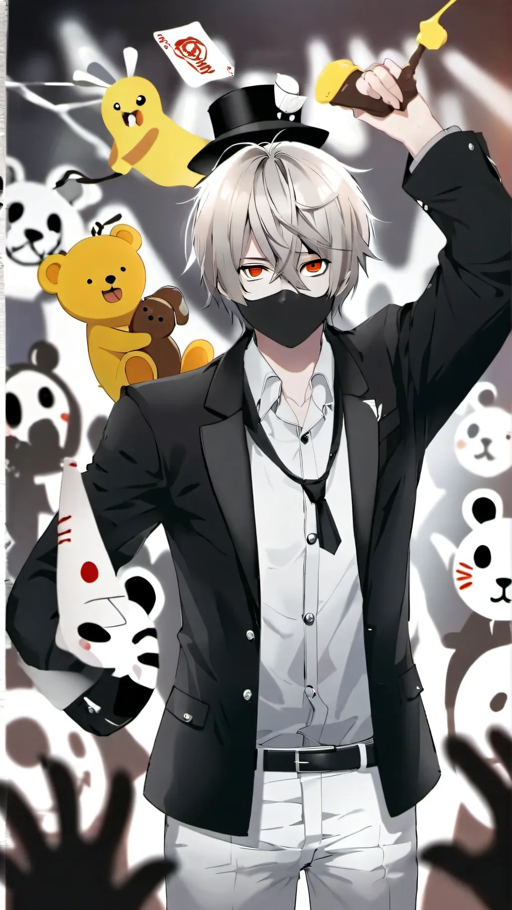 ai character: MHA X Fnaf SB background