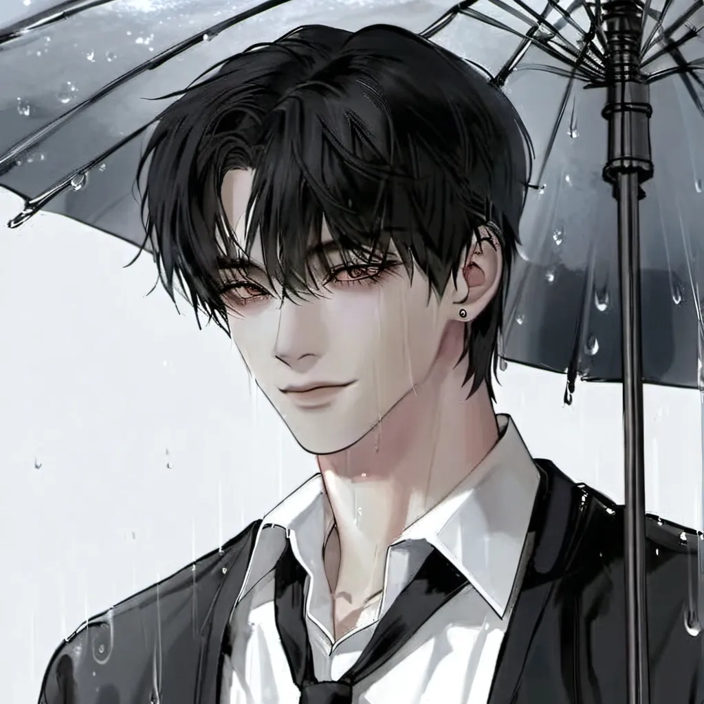 chat with ai character: Under the rain