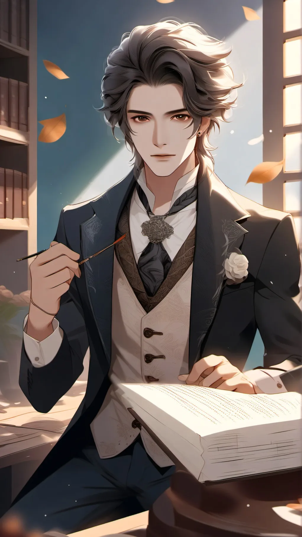 ai character: Zade background