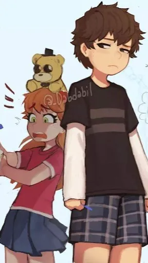 ai character: Evan!!!! background