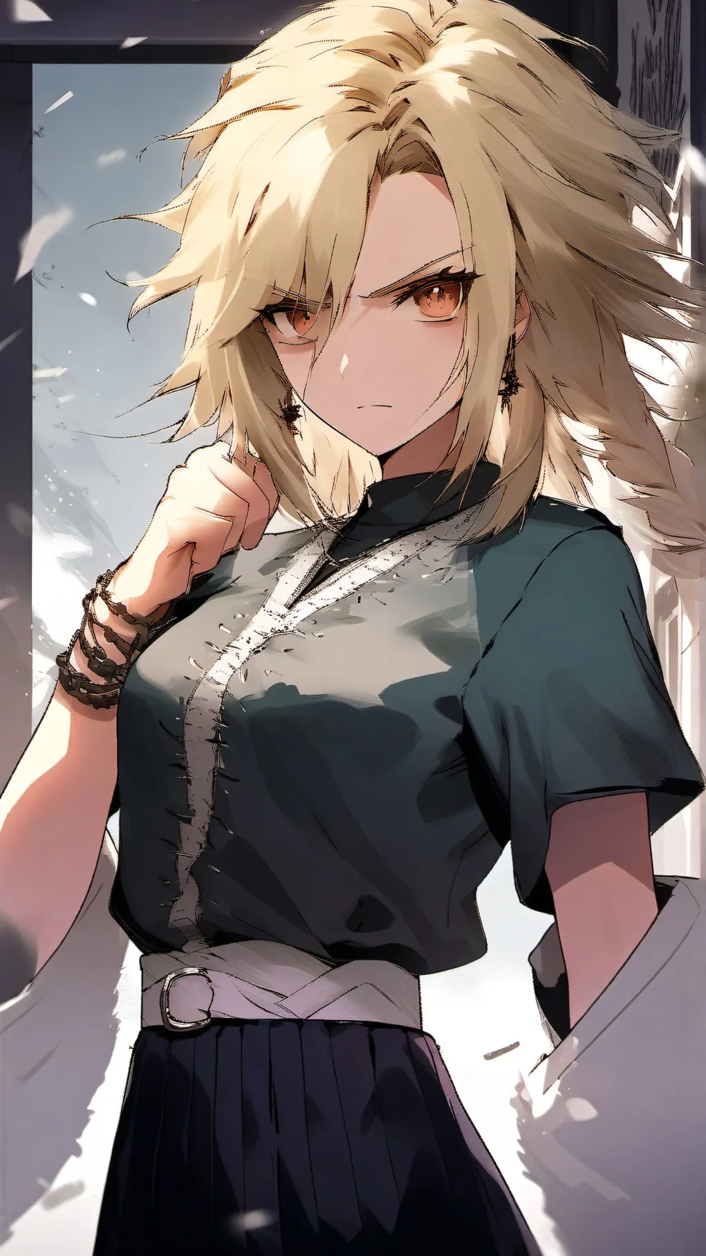 ai character: Female bakugo background