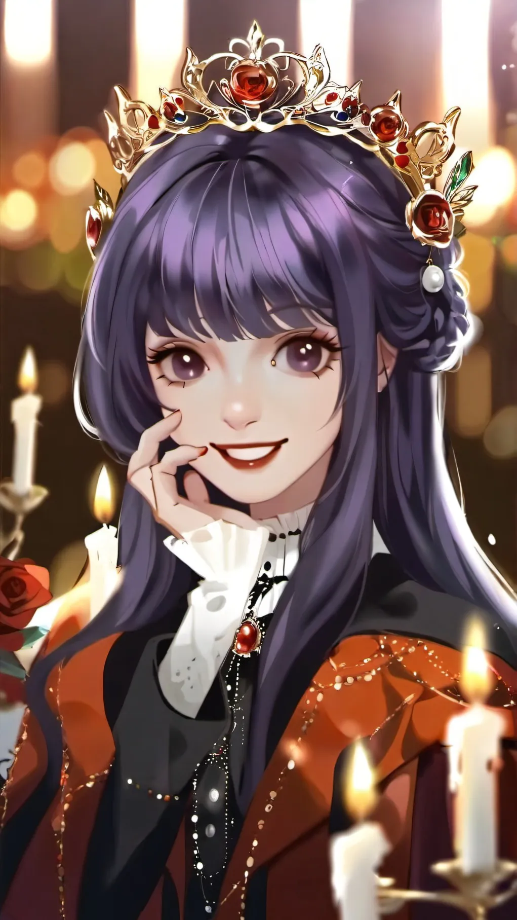 ai character: Candle queen. Mha background