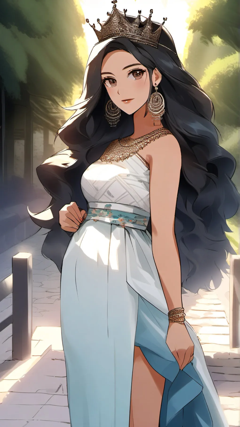 ai character: Crstal background