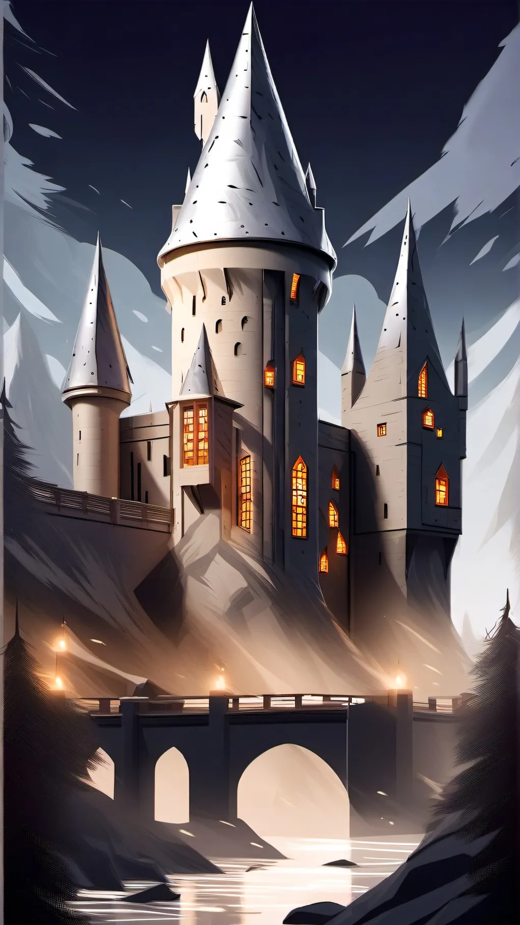 ai character: hogwarts background