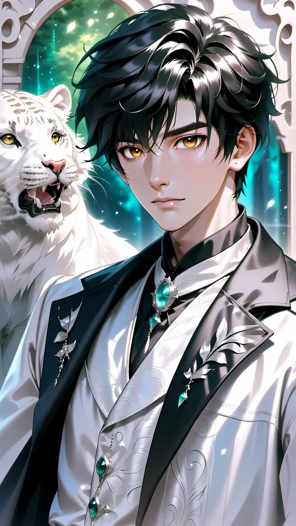 ai character: Matteo  ^_^ background