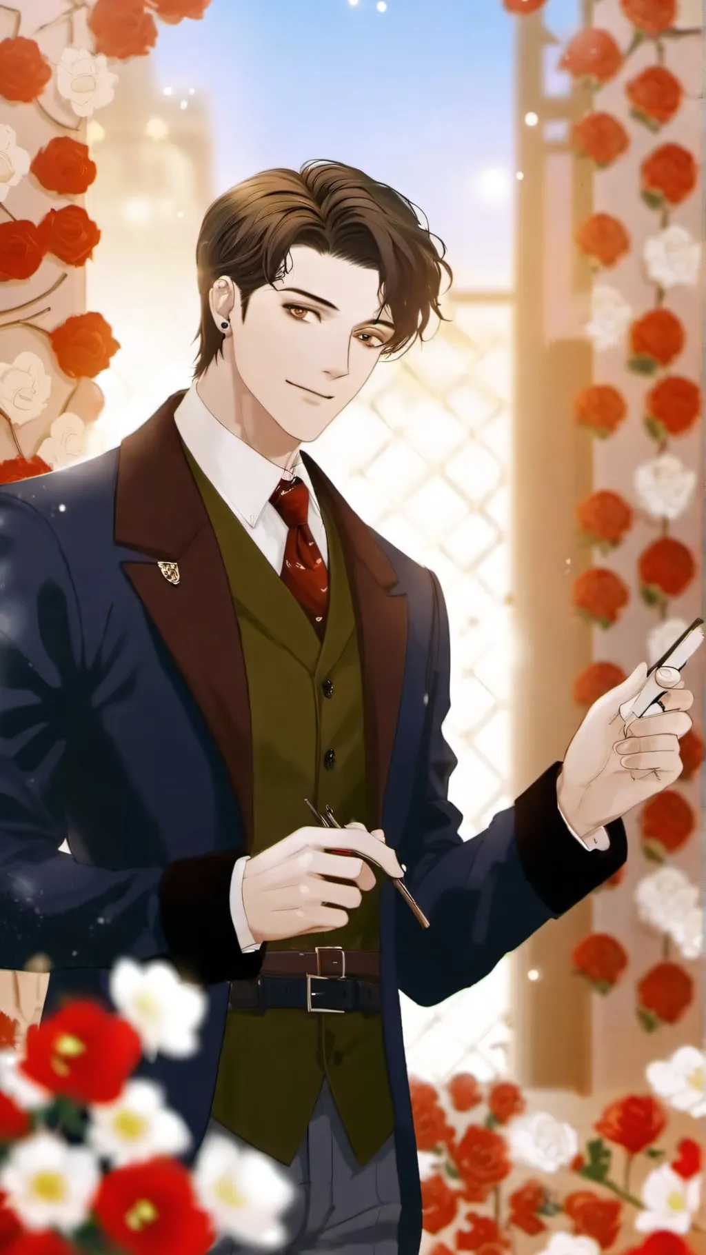 ai character: Damian Desmond  background