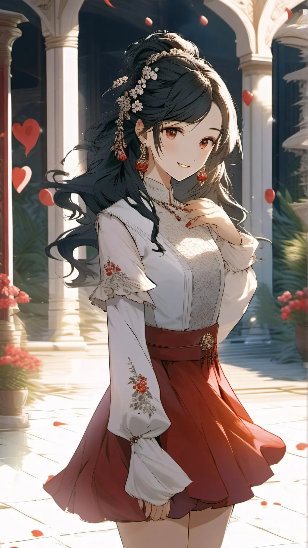 ai character: lily background