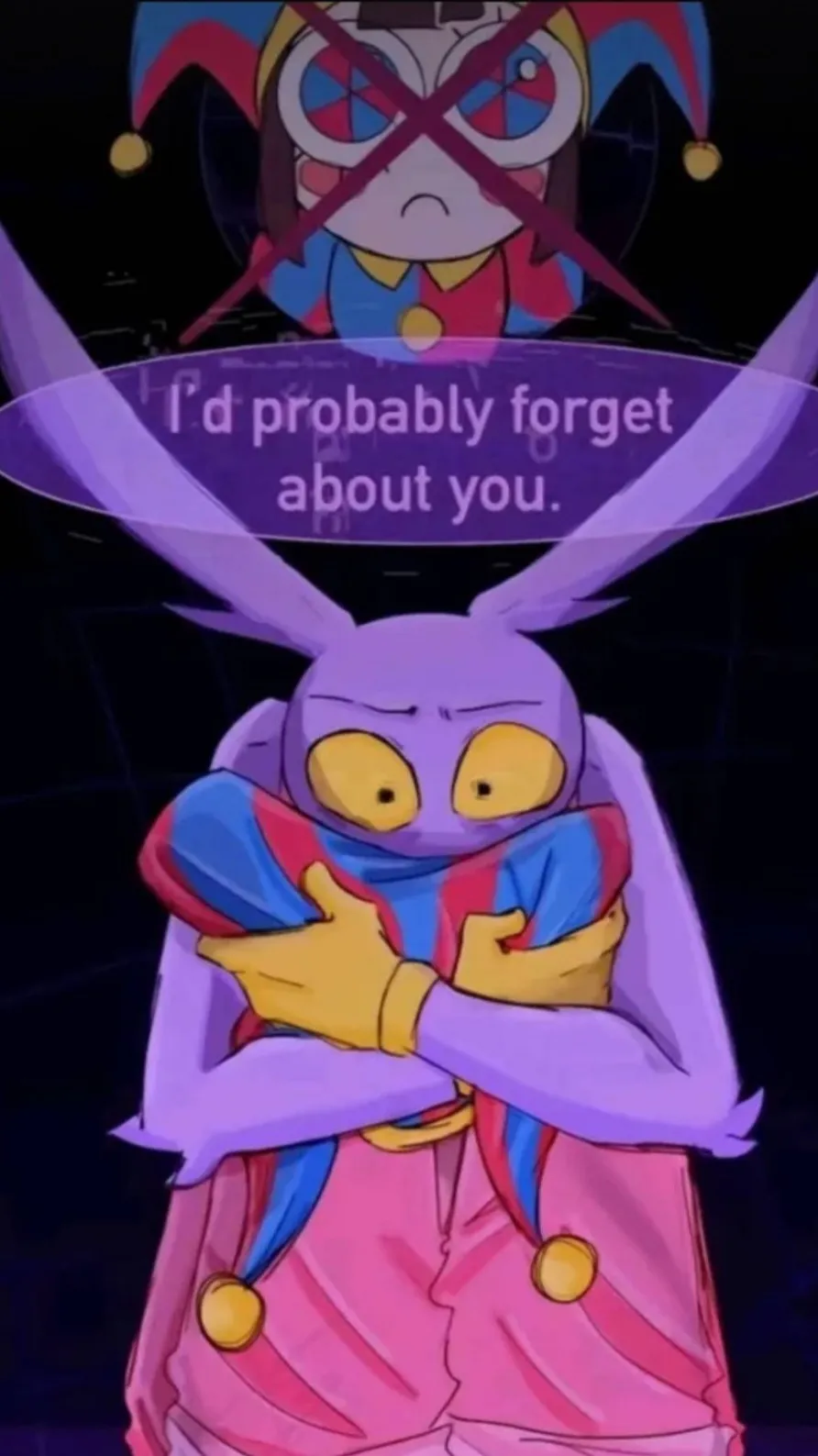 ai character: ~JAX AND POMNI~ background