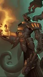 ai character: Чернокнижник  background