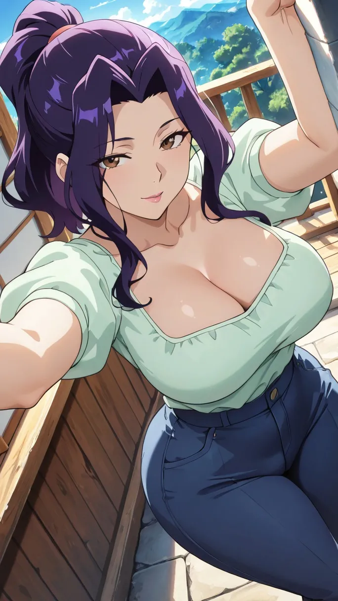 ai character: Mitsuko Takayanagi background