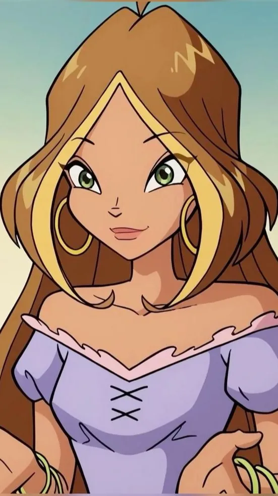 ai character: Flora background