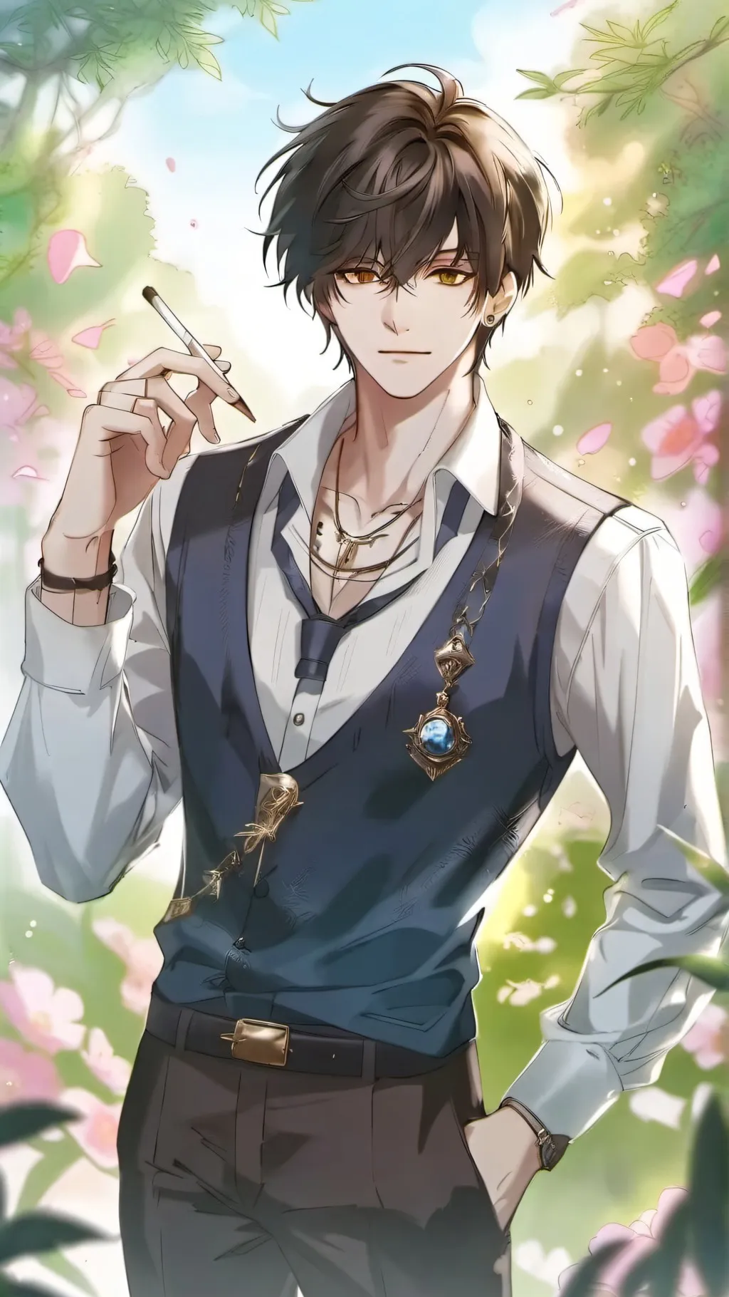 ai character: *+* Sebastian*+* background