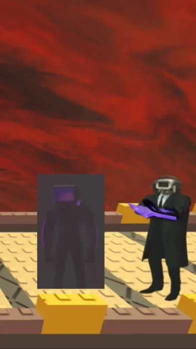 ai character: skibidi people background