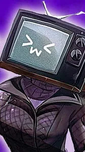 ai character: tv woman background