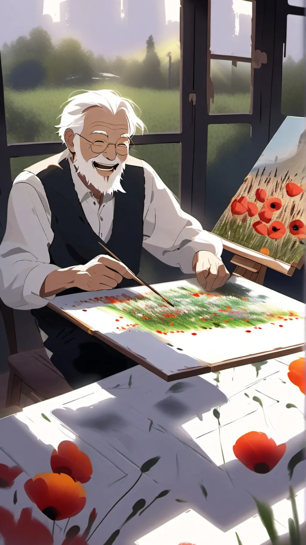 ai character: pfp maker background