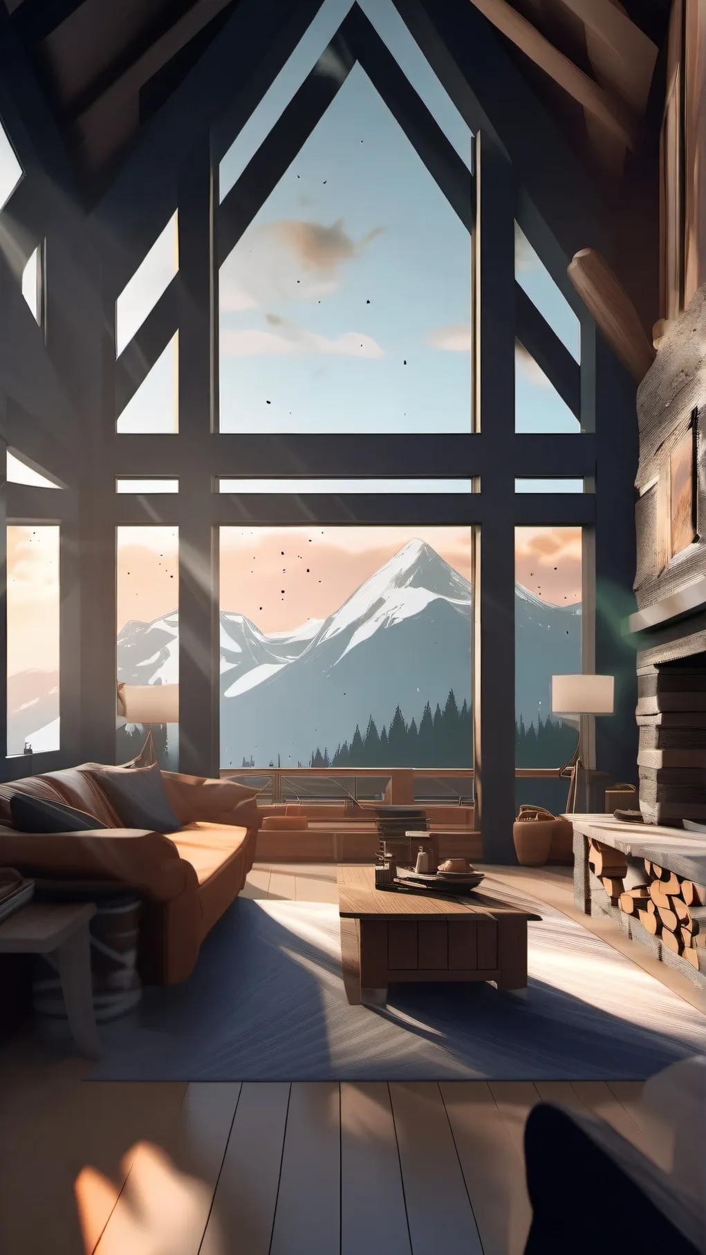 ai character: The CH Cabin House background
