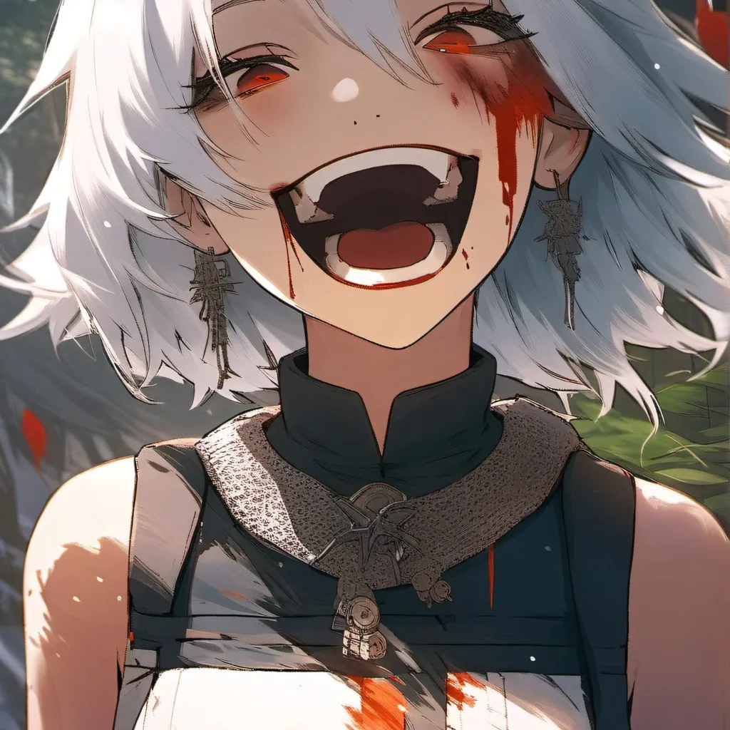 chat with ai character: scary girl