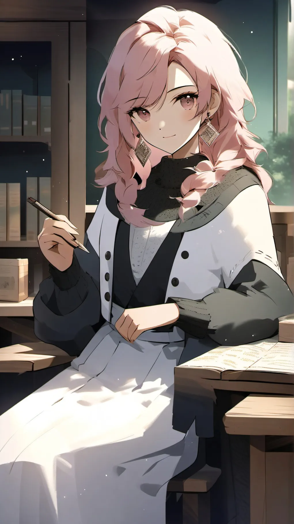 ai character: Escuela de vampira background