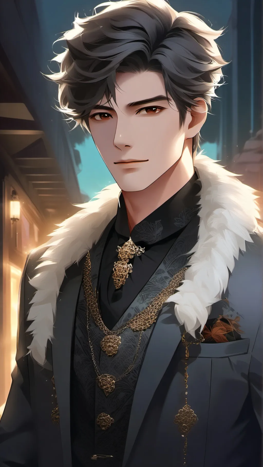 ai character: Hakif  background