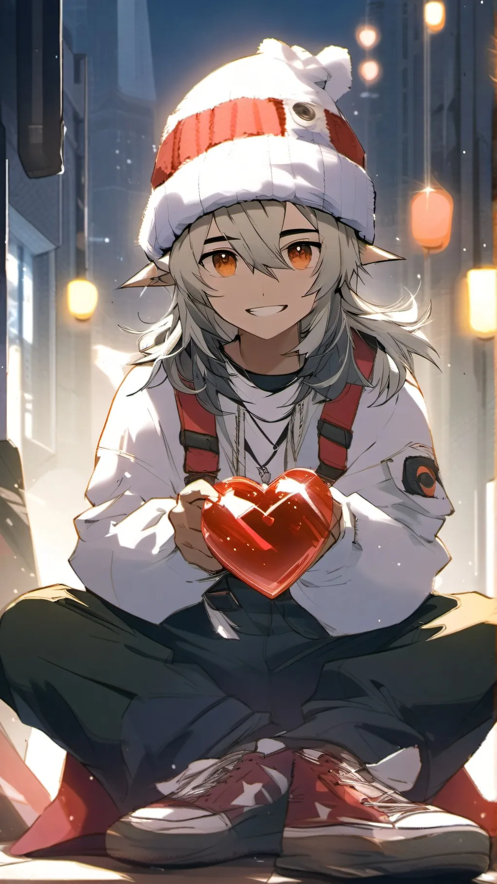 ai character: C00LKIDD LOVES U ❤ background